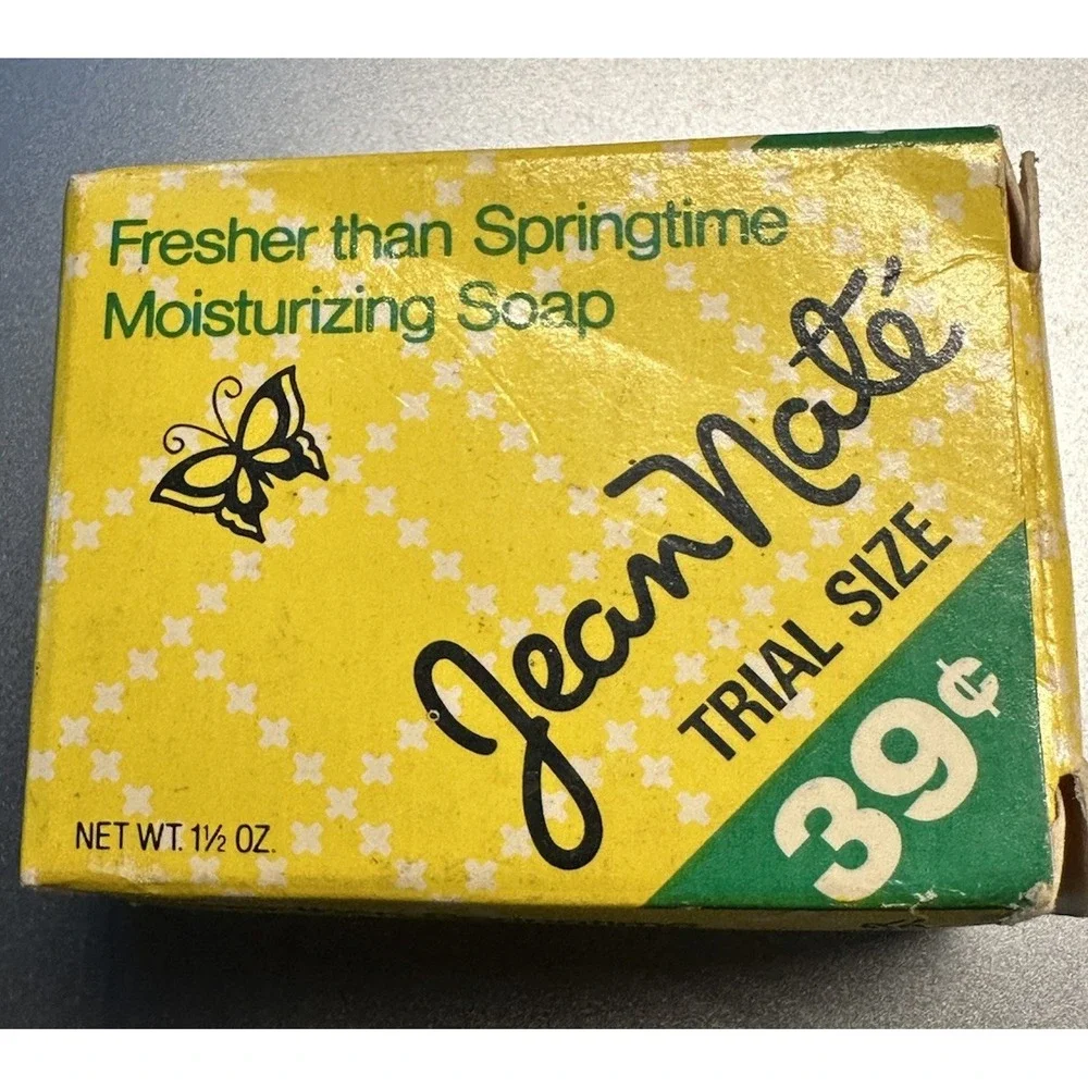Vintage Jean Nate Moisturizing Bar Soap Trial Travel Size 1.5oz